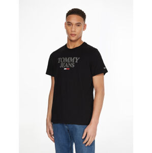 Tommy Jeans pánské černé tričko - XL (BDS)